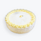 Lemon Cake, white sponge cake with lemon buttercream icing