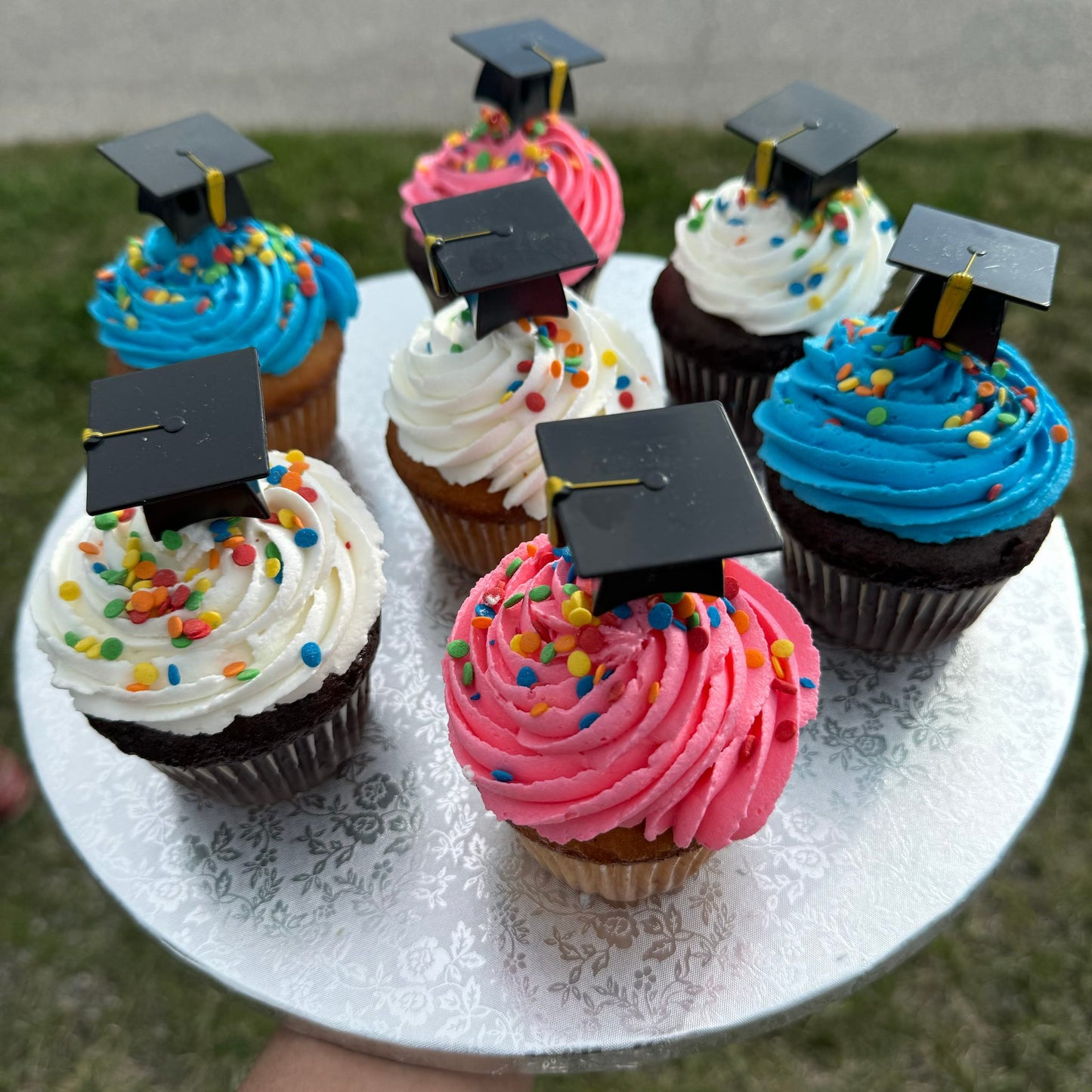 JK Bakery Graduation Cup cakes