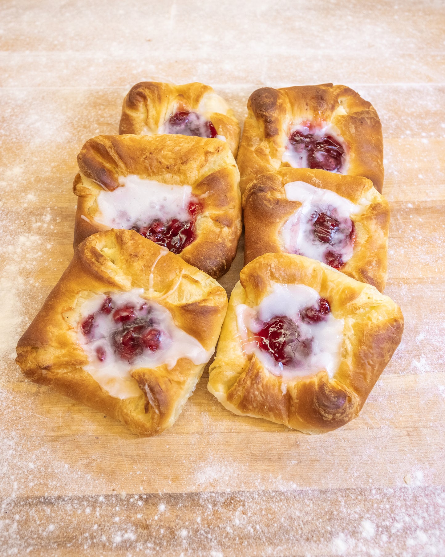 cherry cream cheese danish