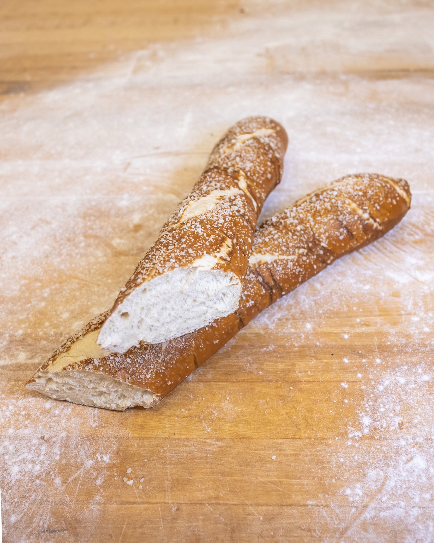JK Bakery pretzel baguette