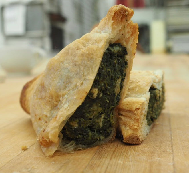 JK Bakery Spinach Feta Pastry Triangle