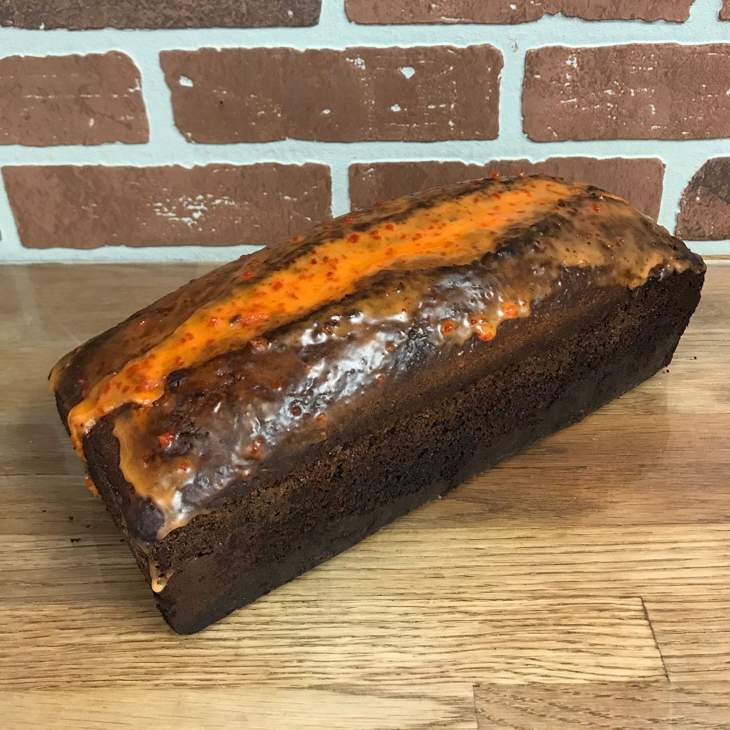 chocolate lemon poppyseed, chocolate hazelnut, chocolate orange and banana bread loaves