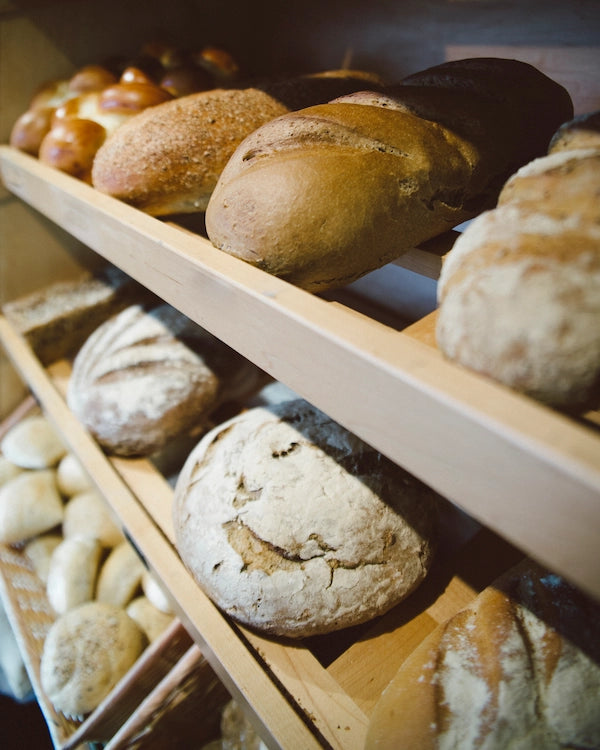 Assortment of artisan bread