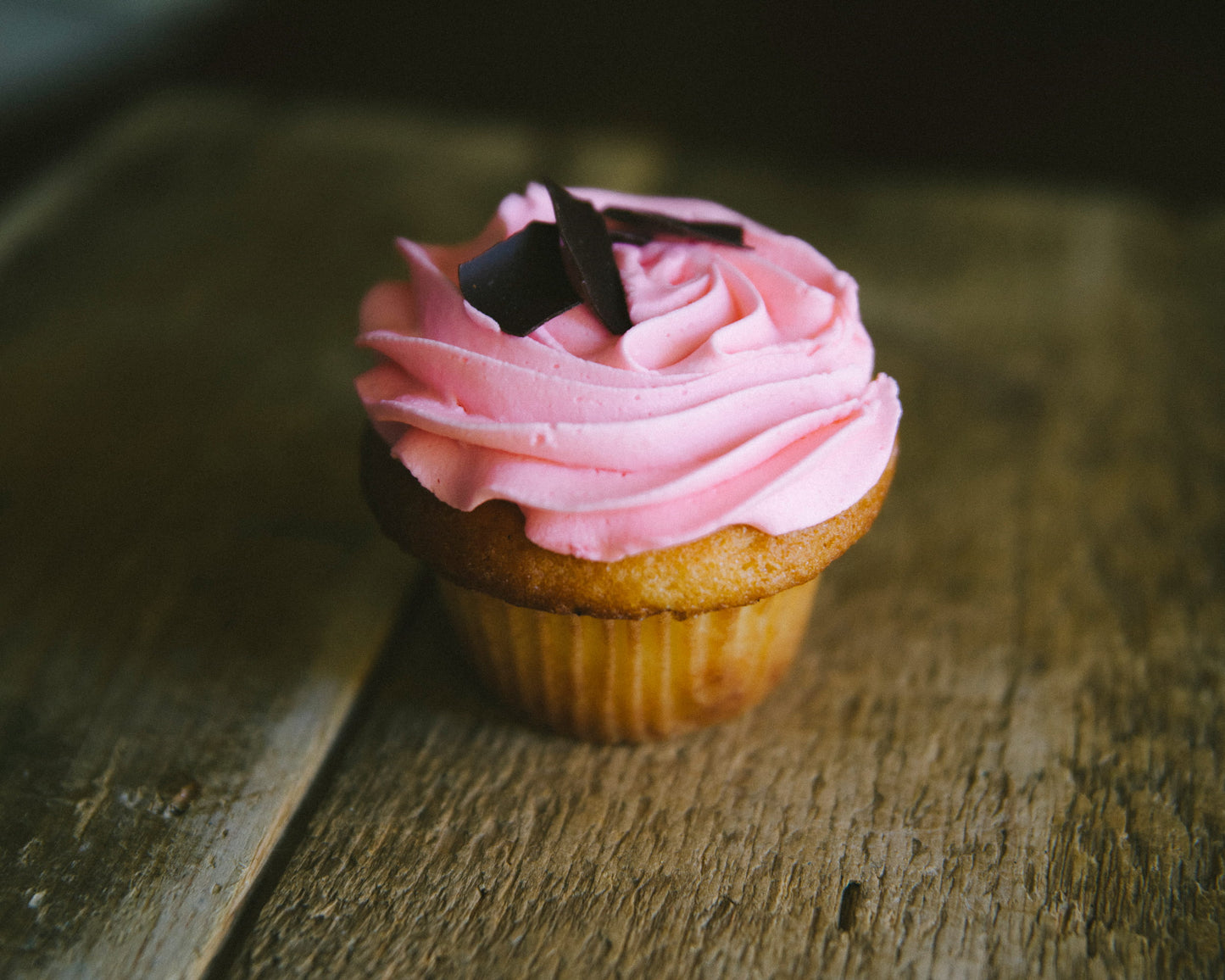 Cupcake with buttercream icing